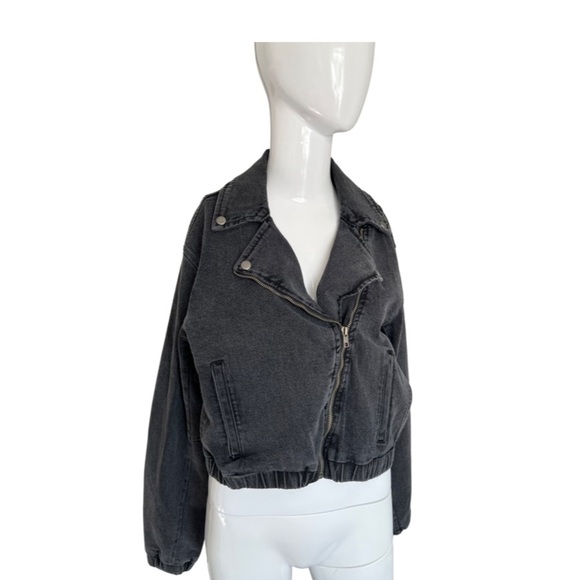 designer lab Jackets & Blazers - Designer Lab Denim Black Jacket